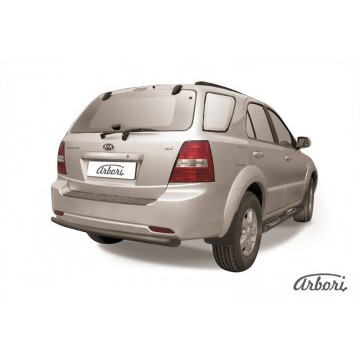 Защита заднего бампера d57 Arbori черн. для Kia SORENTO 2006-2011