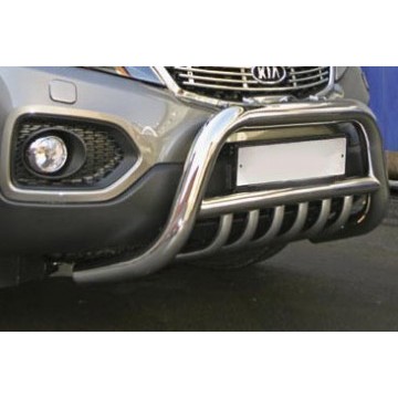 Решетка передняя мини d76 низкая с нижней защитой 