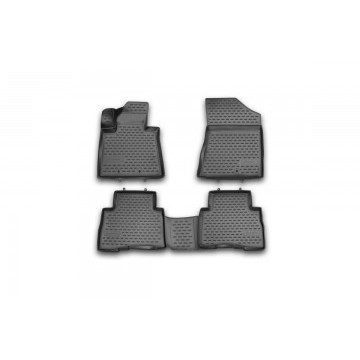 Коврики 3D в салон KIA Sorento, 2012-2015, 4 шт. (полиуретан)
