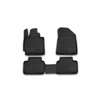 Коврики в салон KIA Soul, 2014->, 4 шт. (полиуретан)