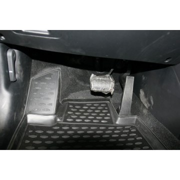 Коврики в салон KIA Sportage, 2010-2016, 4 шт. (полиуретан, бежевые)