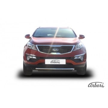 Защита переднего бампера Arbori d57 KIA SPORTAGE 2010-