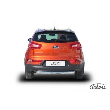 Защита заднего бампера Arbori d76 KIA SPORTAGE 2010-
