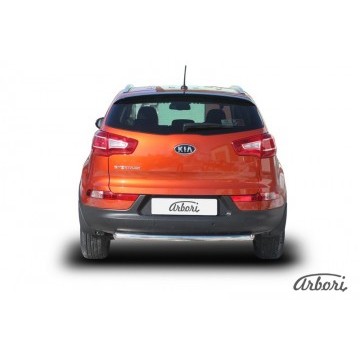 Защита заднего бампера Arbori d57 KIA SPORTAGE 2010-