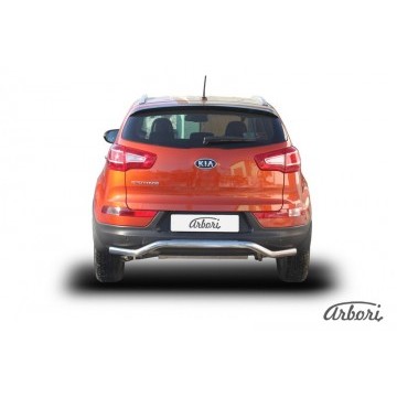 Защита заднего бампера Arbori d57 