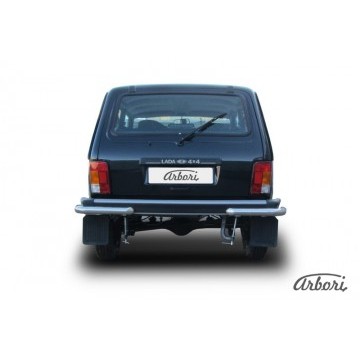 Уголки d57 Arbori нерж. сталь для LADA 4х4 3дв. 1977-нв