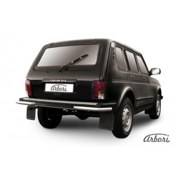 Уголки d57 Arbori нерж. сталь для LADA 4х4 5дв. 1993-нв