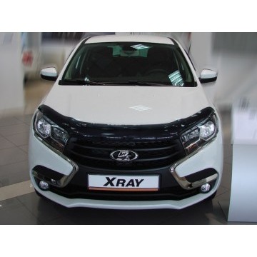 Дефлектор капота темный LADA Xray, HB, 2016-