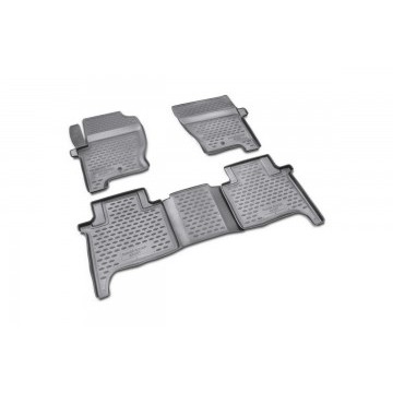Коврики в салон LAND ROVER Range Rover Sport 2005-2012, 4 шт. (полиуретан, серые)