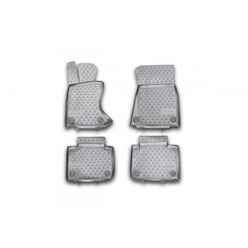 Коврики в салон LEXUS GS 350, 2012-> 4 шт. (полиуретан,серые)
