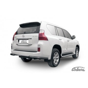 Уголки d76 Arbori черн. для Lexus GX460 2010-2013