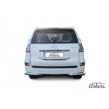 Уголки d76 Arbori нерж. сталь для Lexus GX460 2013-нв