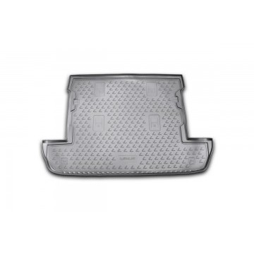 Коврик в багажник LEXUS LX 570 2007-2012, 2012->,  внед. 7 мест, кор. (полиуретан, серый)