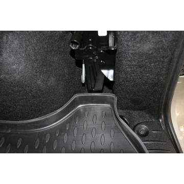 Коврик в багажник LEXUS LX570, 2012-> 5 мест, внед. (полиуретан, серый)