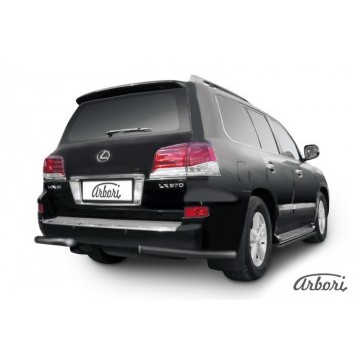 Уголки d76  Arbori черн. для Lexus LX570 2012-2015