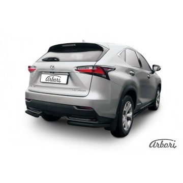 Уголки d57 Arbori черн. для LEXUS NX 2014-2017