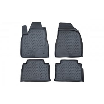 Коврики в салон LEXUS RX350 2003-2009, 4 шт. (полиуретан, серые)