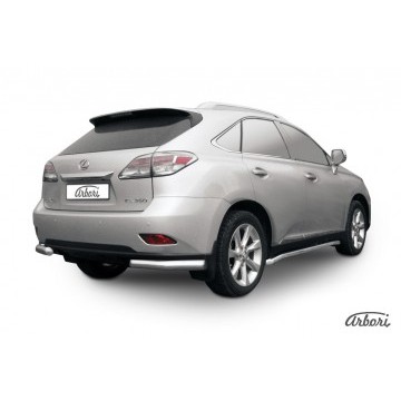 Уголки d76 Arbori нерж. сталь для Lexus RX350/RX-270 2012-2015