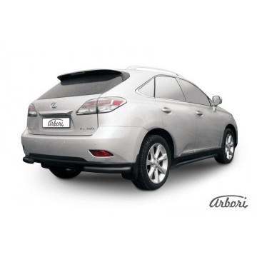 Уголки d76 Arbori черн. для Lexus RX350/RX-270 2012-2015