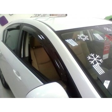 Дефлекторы окон 4 door MAZDA 3 sd. 2009-2013,