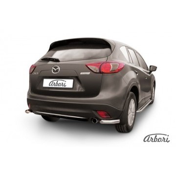 Уголки d57 Arbori нерж. сталь для MAZDA CX-5 2015-2017