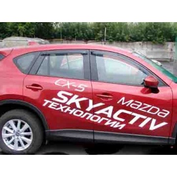 Дефлекторы окон 4 door MAZDA CX5 2012-2017