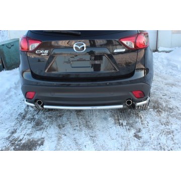 Защита задняя уголки d42 Mazda CX-5 2012-, MCX5.76.1426