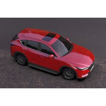 Комплект алюминиевых порогов Arbori Optima Black 1700 для MAZDA CX-5 2017-нв