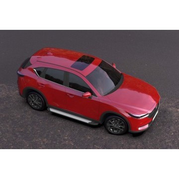 Комплект алюминиевых порогов Arbori Optima Silver 1700 для MAZDA CX-5 2017-нв