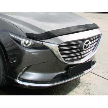 Дефлектор капота MAZDA CX-9, 2017-, темный