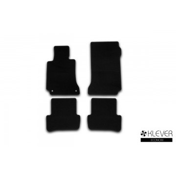 Коврики в салон Klever Econom MERCEDES-BENZ C-Class W204 АКПП 2007-2014, сед., 4 шт. (текстиль)