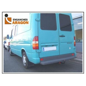 ТСУ для VW LT II 2.8-3.5 Tm фургон/автобус с задн.ступ. (база 3.550 / 4.025 mm) 1995-2006/MERCEDES Sprinter фургон/автобус с задн.ступ. (база 3.550 /