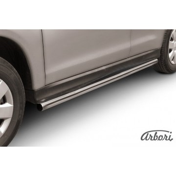 Защита порогов d57 труба Arbori нерж. сталь для Mitsubishi ASX 2015-2018