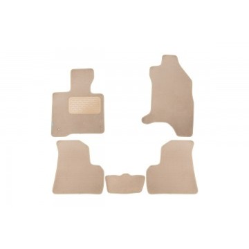 Коврики в салон Klever Premium MITSUBISHI i-MIEV 2011->, хб., 5 шт. (текстиль, бежевые)