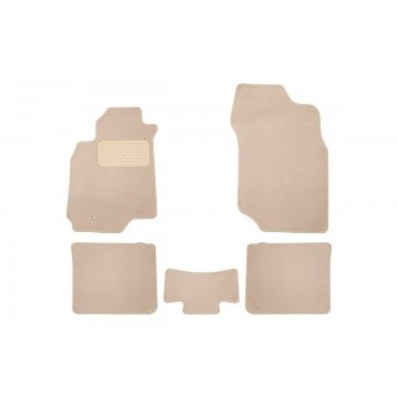 Коврики в салон Klever Premium MITSUBISHI Lancer Classic, АКПП 2003-2010, сед., 5 шт. (текстиль, бежевы