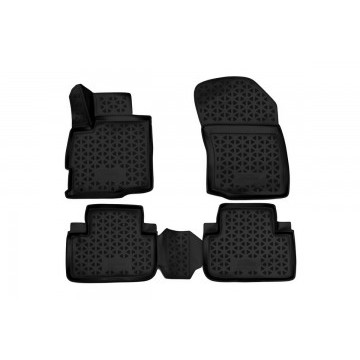 Коврики 3D в салон MITSUBISHI Outlander, 2012-2014, 2014-> 4 шт. (полиуретан)