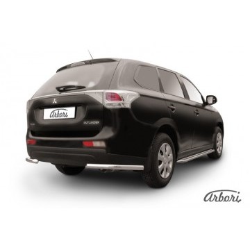 Уголки d57 Arbori нерж. сталь для MITSUBISHI Outlander 2013-2014