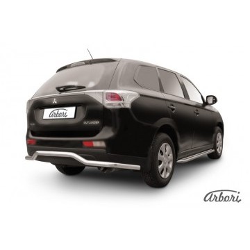 Защита заднего бампера d57 