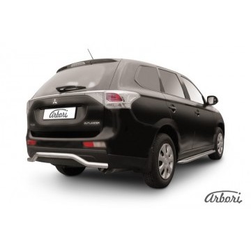 Защита заднего бампера d57 
