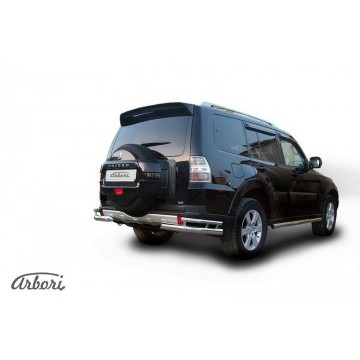 Уголки d76+d42 двойные Arbori нерж. сталь для Mitsubishi PAJERO IV 2014-нв
