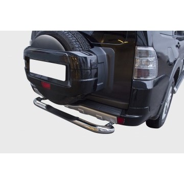 Защита задняя ступень,d76,Mitsubishi Pajero IV 2011-2015, 2015-