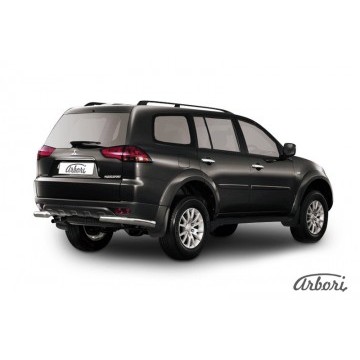 Уголки d57 Arbori нерж. сталь для Mitsubishi PAJERO SPORT 2002-2010