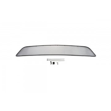 Сетка на бампер внешняя для MITSUBISHI Pajero Sport 2010-2013, черн., 15 мм