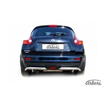 Уголки d57 Arbori нерж. сталь для Nissan JUKE 2011-2014