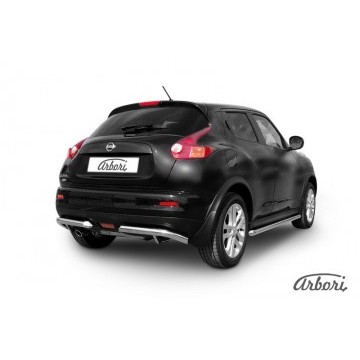 Уголки d57 Arbori нерж. сталь для Nissan JUKE 2011-2014