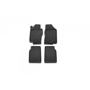 Коврики в салон NISSAN Navara МКПП 2005->, 4 шт. (полиуретан)