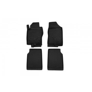 Коврики в салон NISSAN Navara, 2010-2015, 4 шт. (полиуретан)