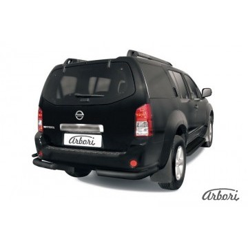 Уголки d76+d42 двойные Arbori черн. для Nissan PATHFINDER 2004-2010