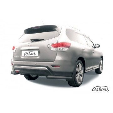 Уголки d76 Arbori черн. для NISSAN Pathfinder 2014-нв