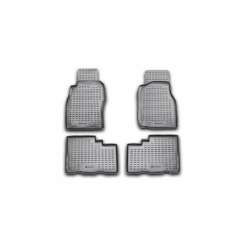 Коврики в салон NISSAN Patrol 1997-2010, 4 шт. (полиуретан)